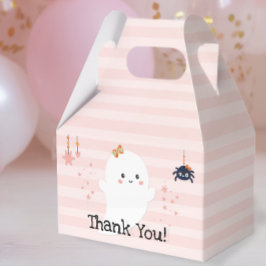 Kawaii Ghost Rosa Halloween Tack Presentaskar