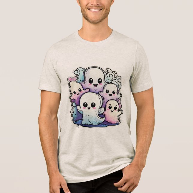 Kawaii Ghost Squad T Shirt (Framsida)