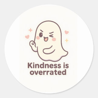 Kawaii Ghost Sticker | Cute Halloween Sticker  Runt Klistermärke