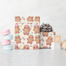 Kawaii Gingerbread Crew2 Presentpapper
