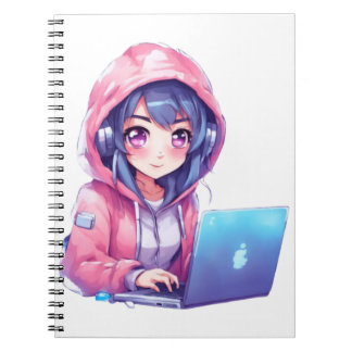 Kawaii Girl Anteckningsbok