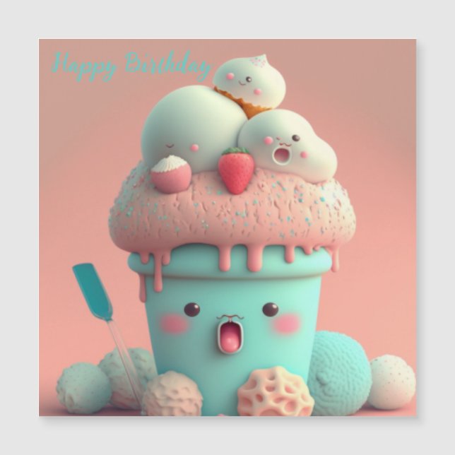 Kawaii glass kopp (Framsida)