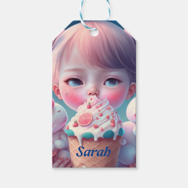 Kawaii glass presentetikett (Framsidan)