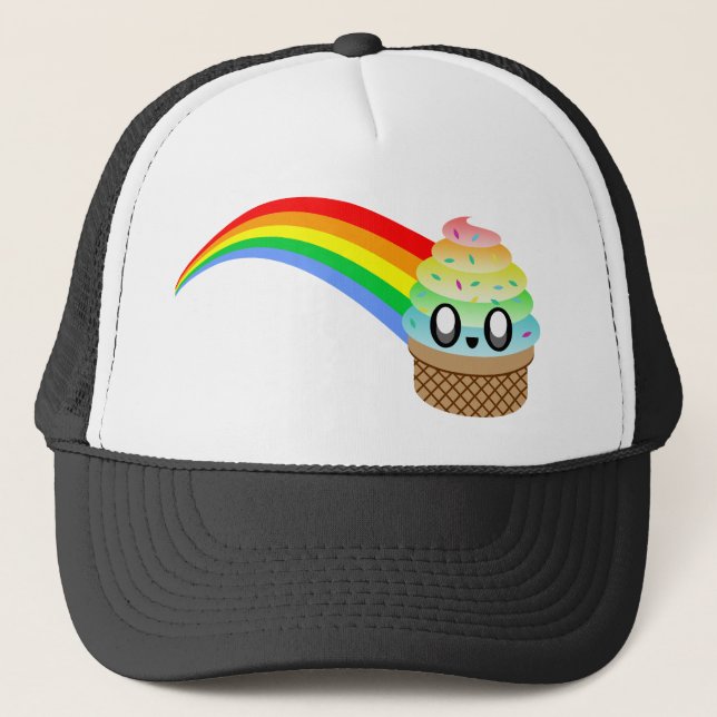 KAWAII GLASSKON RAINBOW SÖTHET KEPS (Framsida)