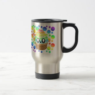 Kawaii Glasskotte Regnbågsprickar Resemugg