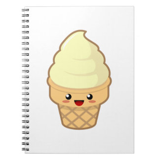 Kawaii Glasskrem Anteckningsbok