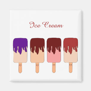 Kawaii Glassmagnet med Glass Magnet