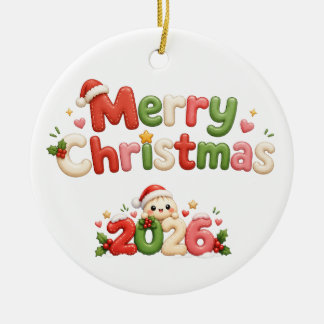 Kawaii God Jul Julgransprydnad Keramik