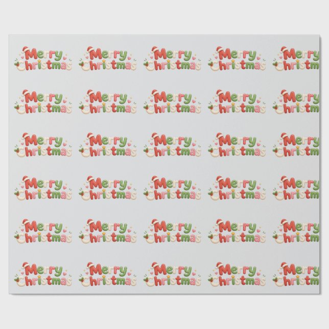 Kawaii God Jul Presentpapper (Platt)