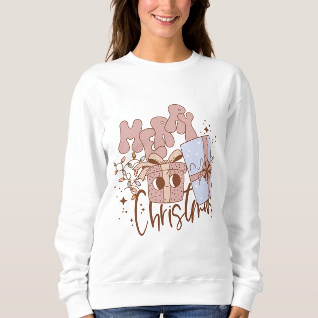 Kawaii God jul T Shirt (Framsida)