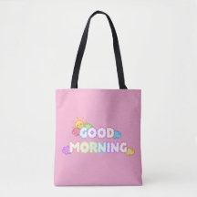 Kawaii God Morgon Sol & Regnbågsmoln