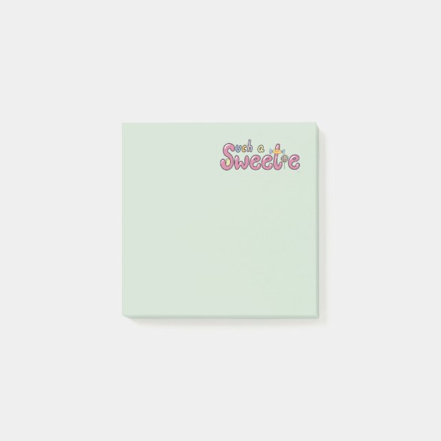 Kawaii Godis-tema Motiv Post-it Block (Framsida)