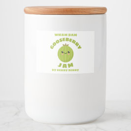 Kawaii Gooseberry Sylt Mat Etiketter