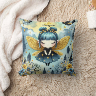 Kawaii Goth Girls Cute Personlig Gothic Chibi Kudde