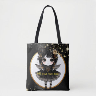 Kawaii Goth Girls Cute Personlig Gothic Chibi Tygkasse