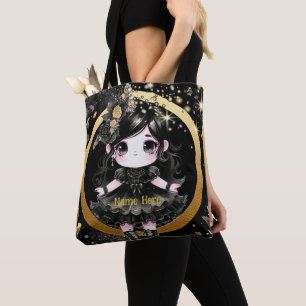 Kawaii Goth Girls Cute Personlig Gothic Chibi Tygkasse