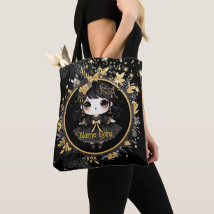 Kawaii Goth Girls Cute Personlig Gothic Chibi Tygkasse
