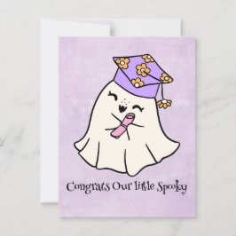 Kawaii gradutaion, söt halloween-tema vykort