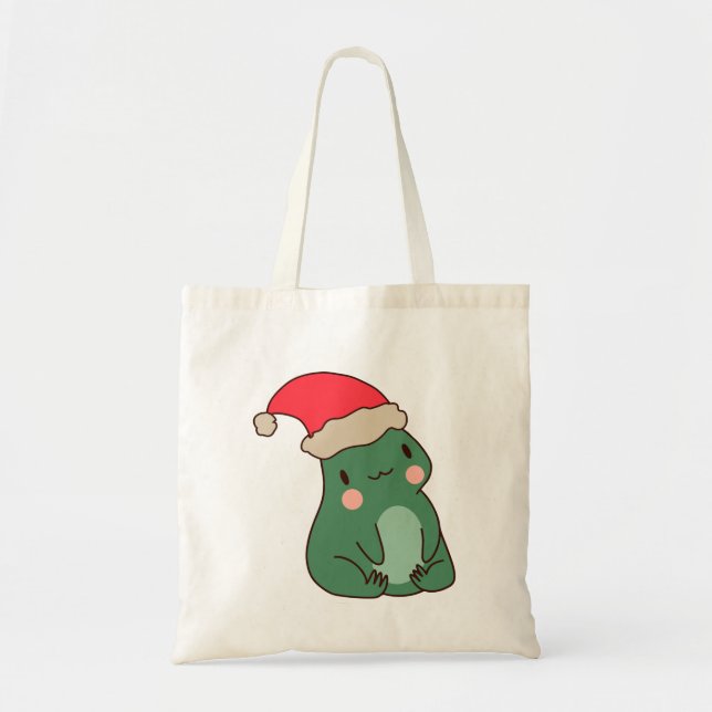 Kawaii Groda Julpresent Tygkasse (Framsidan)