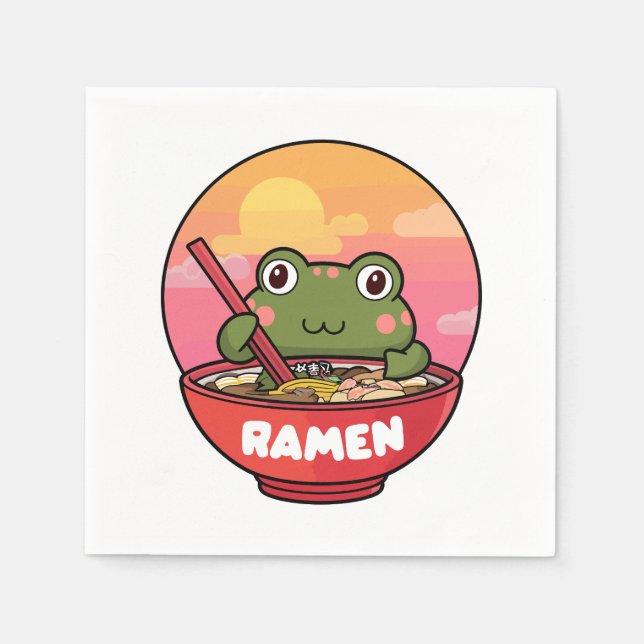 Kawaii grodynga pappersservett (Framsidan)
