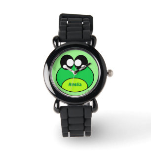 Kawaii Grönt Frog Cute Armbandsur