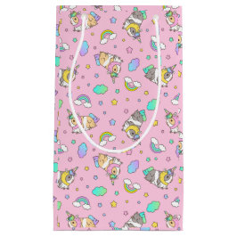 Kawaii Guinea Gris Unicorn Mönster i Rosa