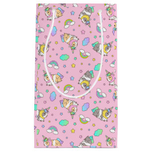 Kawaii Guinea Gris Unicorn Mönster i Rosa