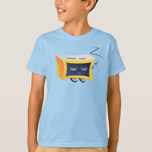 Kawaii gulligt sova roligt ringklockatecken t shirt