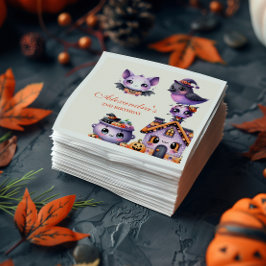 Kawaii Halloween 2:a födelsedag Spooky Cute Pastel Pappersservett