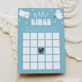 Kawaii Halloween Baby Shower Bingo Game Card Inbjudningar