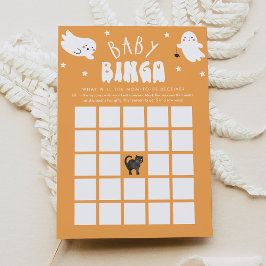 Kawaii Halloween Baby Shower Bingo Game Card Inbjudningar