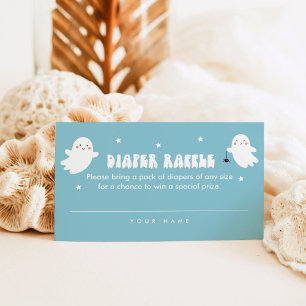 Kawaii Halloween Diaper Raffle Biljett Card