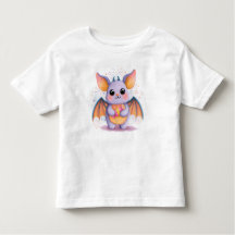 Kawaii Halloween Fladdermus T-Shirt