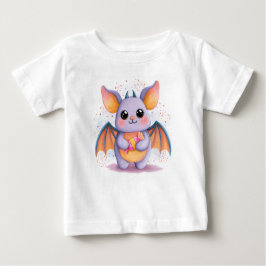 Kawaii Halloween Fladdermus T-Shirt