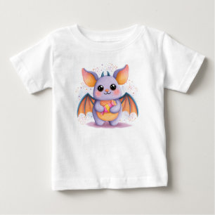 Kawaii Halloween Fladdermus T-Shirt
