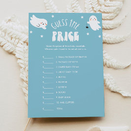 Kawaii Halloween gissar det Prisa babyvisarspelet Inbjudningar