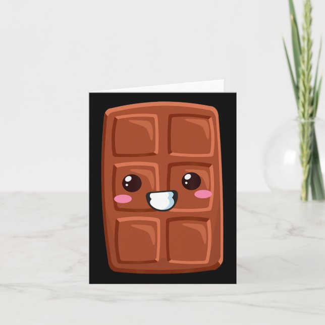 Kawaii Halloween Group Costume Party S'mores Choco Kort (Framsida)