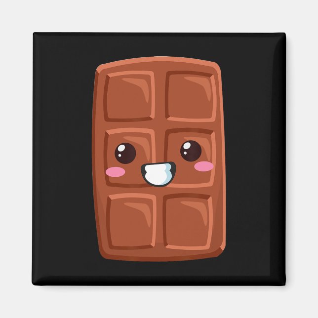 Kawaii Halloween Group Costume Party S'mores Choco Magnet (Framsidan)