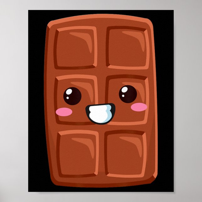 Kawaii Halloween Group Costume Party S'mores Choco Poster (Framsidan)