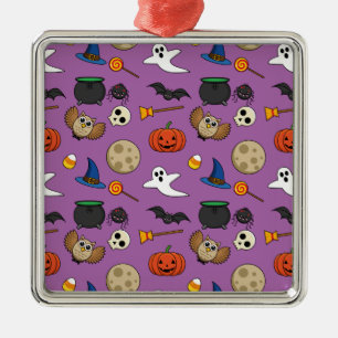 Kawaii Halloween Pack Julgransprydnad Metall