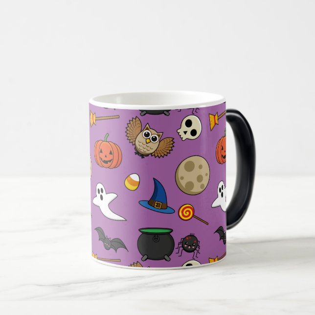 Kawaii Halloween Pack Magisk Mugg (Framsida höger)