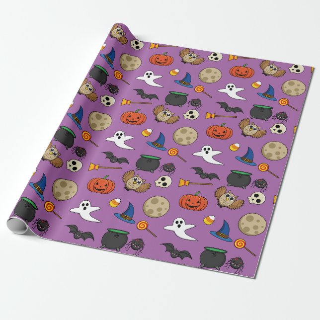 Kawaii Halloween Pack Presentpapper (Utrullad)