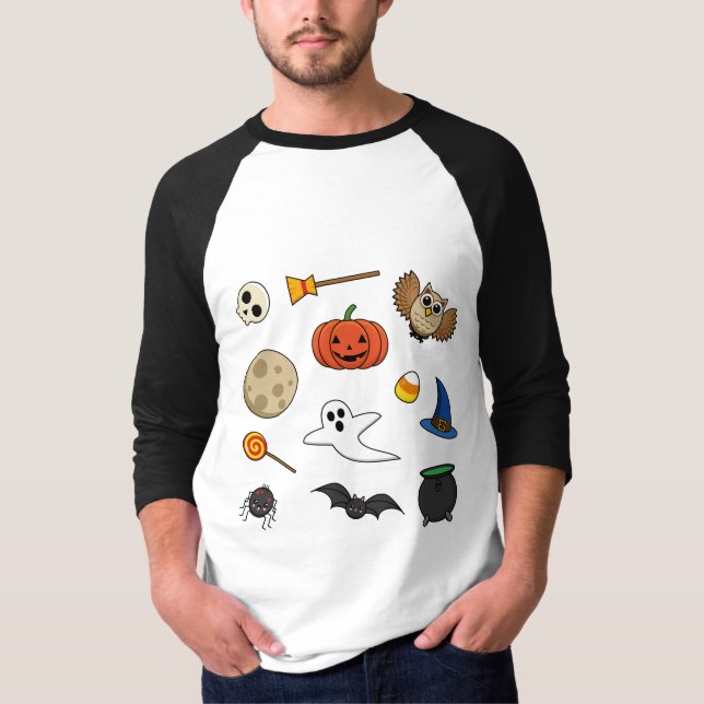 Kawaii Halloween Pack T Shirt (Framsida)