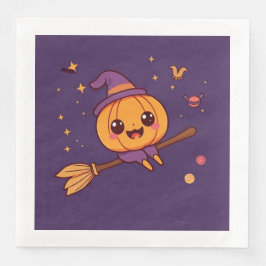 Kawaii Halloween Pumpkin Napkin Pappersservett