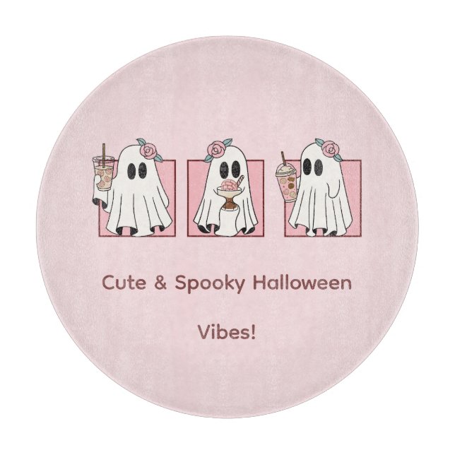 Kawaii Halloween rosa Caking Board (Framsidan)