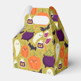 Kawaii Halloween Treat Box med Handle Presentaskar