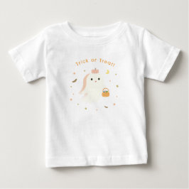 Kawaii Halloweenkostym för Spökbaby T-Shirt