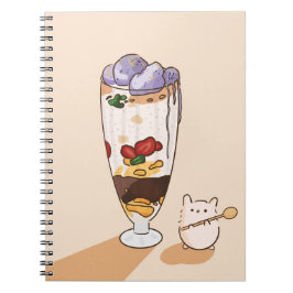 Kawaii Halo Halo Filipino Notebook Anteckningsbok