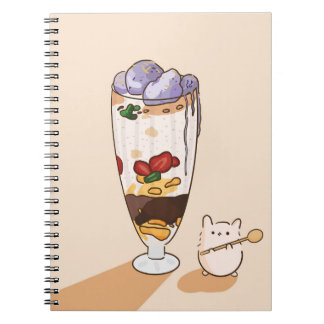 Kawaii Halo Halo Filipino Notebook Anteckningsbok