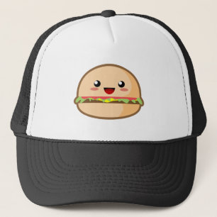 Kawaii hamburgare keps